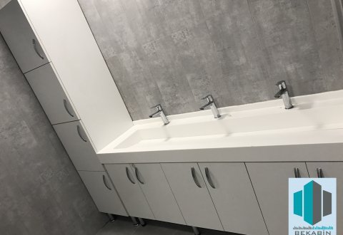 Akrilik Lavabo Gizli Giderli