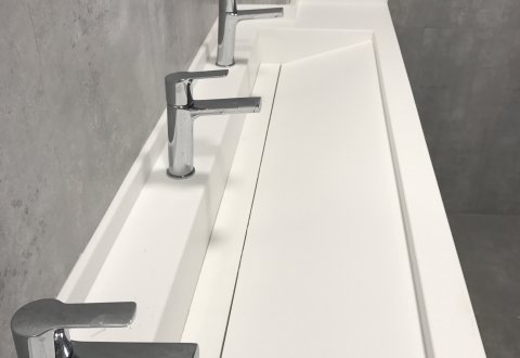 Akrilik Lavabo Gizli Giderli