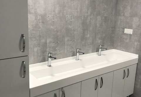 Akrilik Lavabo Gizli Giderli