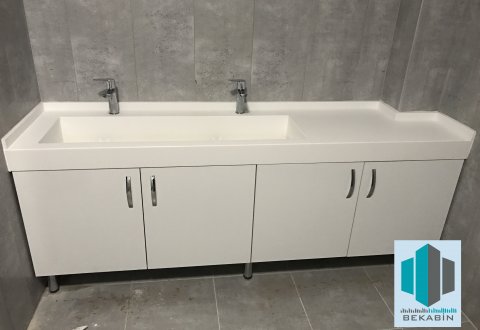 Akrilik Lavabo Gizli Giderli