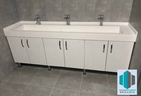 Akrilik Lavabo Gizli Giderli