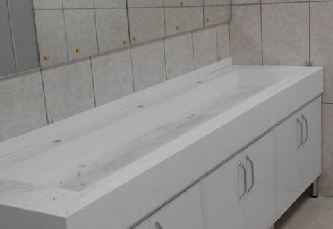 Akrilik Lavabo Gizli Giderli