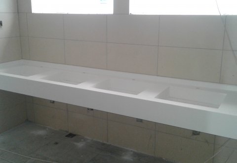 Akrilik Lavabo Gizli Giderli