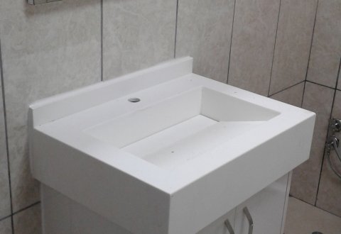 Akrilik Lavabo Gizli Giderli