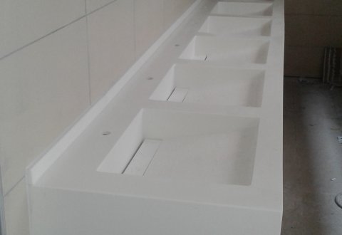 Akrilik Lavabo Gizli Giderli