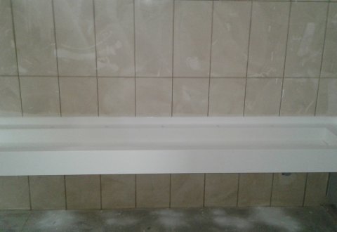 Akrilik Lavabo Gizli Giderli