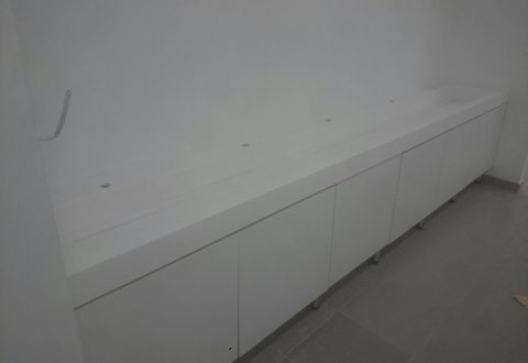 Akrilik Lavabo Gizli Giderli