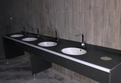 Lavabo tezgahları (Endüstriyel tip)