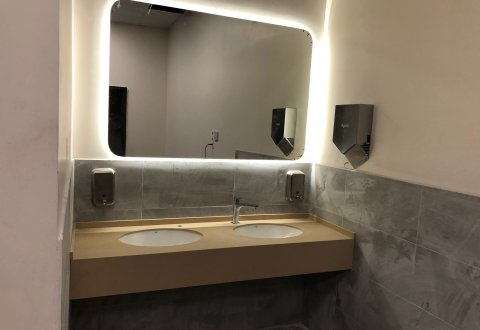 Lavabo tezgahları (Endüstriyel tip)